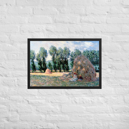 Haystacks by Claude Monet