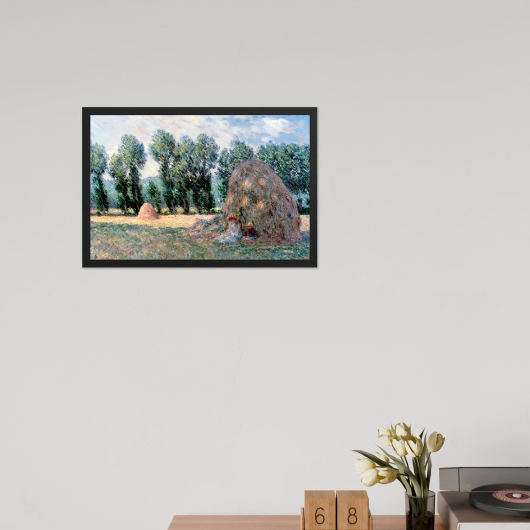 Haystacks by Claude Monet