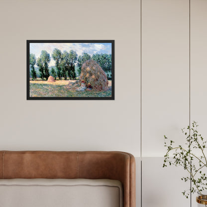 Haystacks by Claude Monet