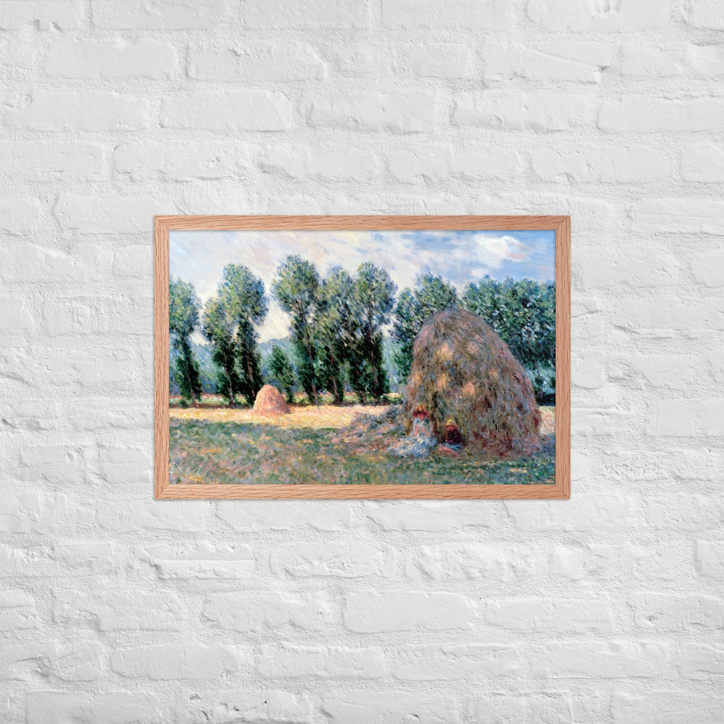 Haystacks by Claude Monet