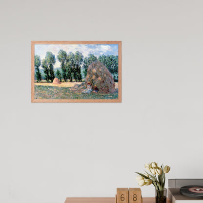 Haystacks by Claude Monet