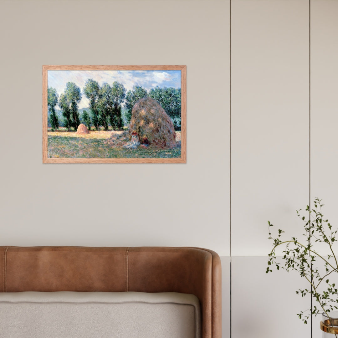 Haystacks by Claude Monet