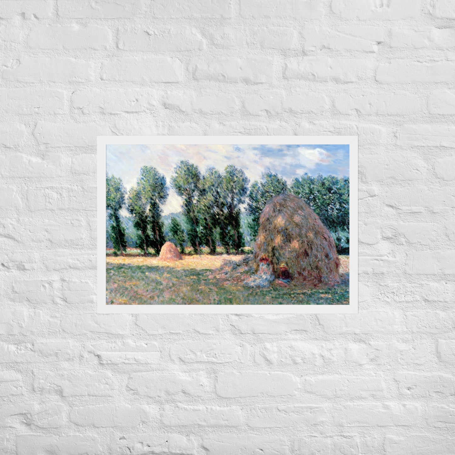 Haystacks by Claude Monet