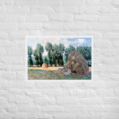 Haystacks by Claude Monet