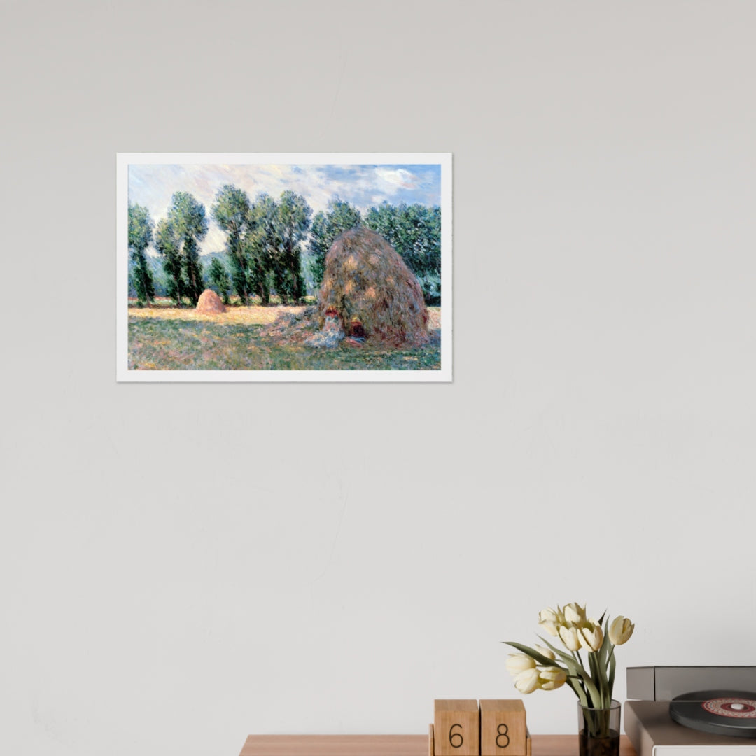 Haystacks by Claude Monet