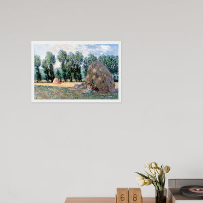 Haystacks by Claude Monet