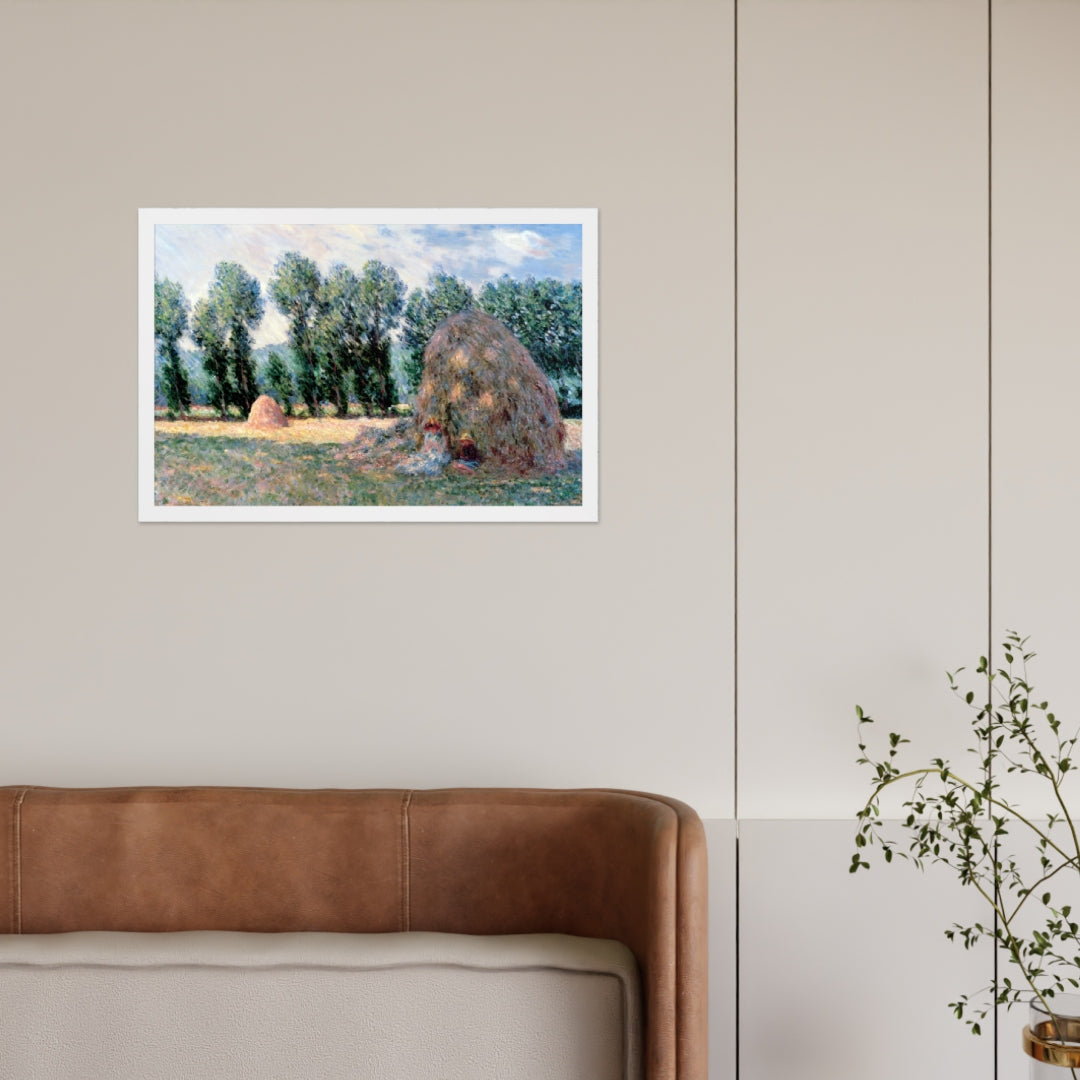 Haystacks by Claude Monet