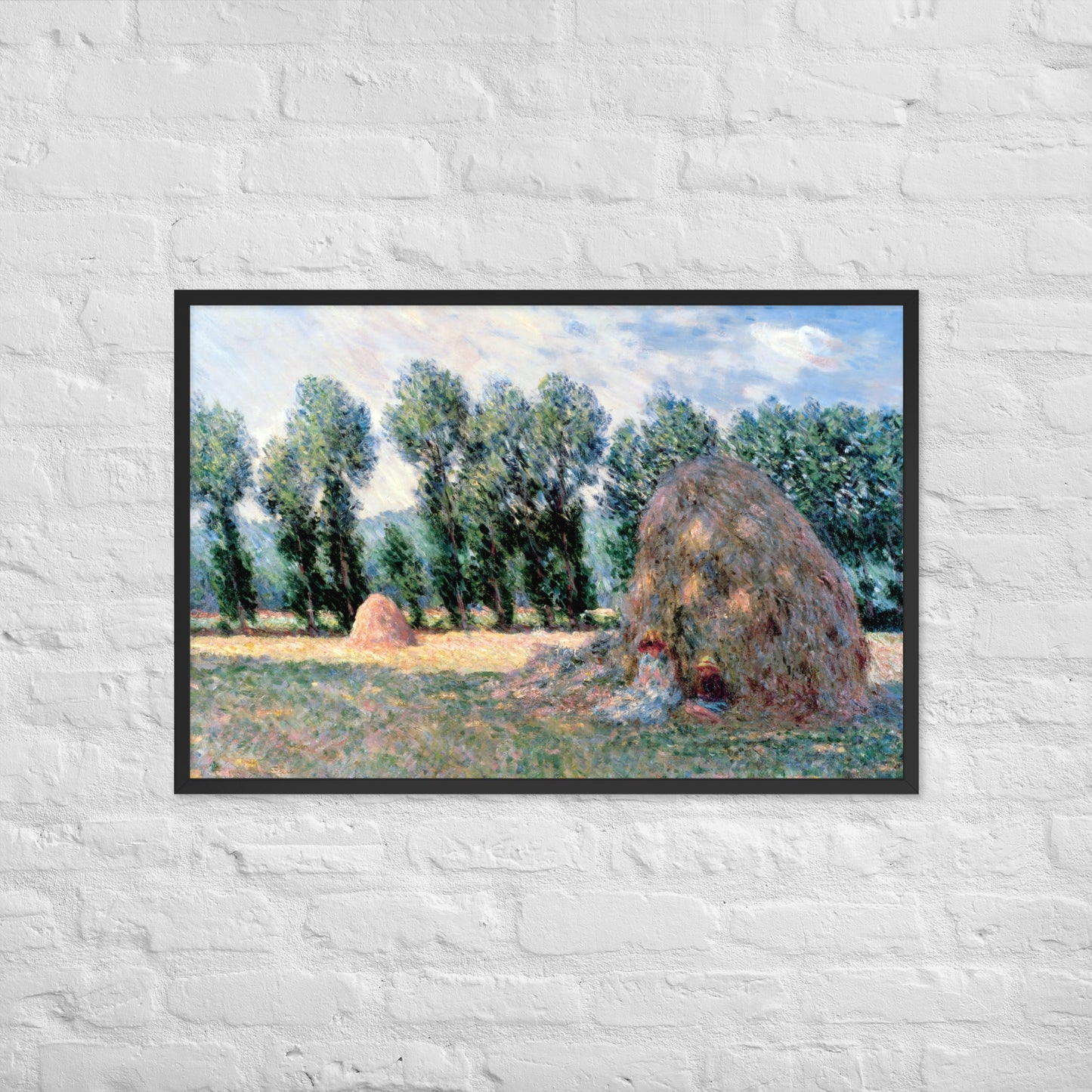 Haystacks by Claude Monet