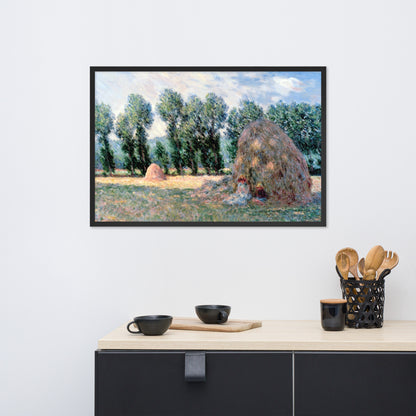 Haystacks by Claude Monet