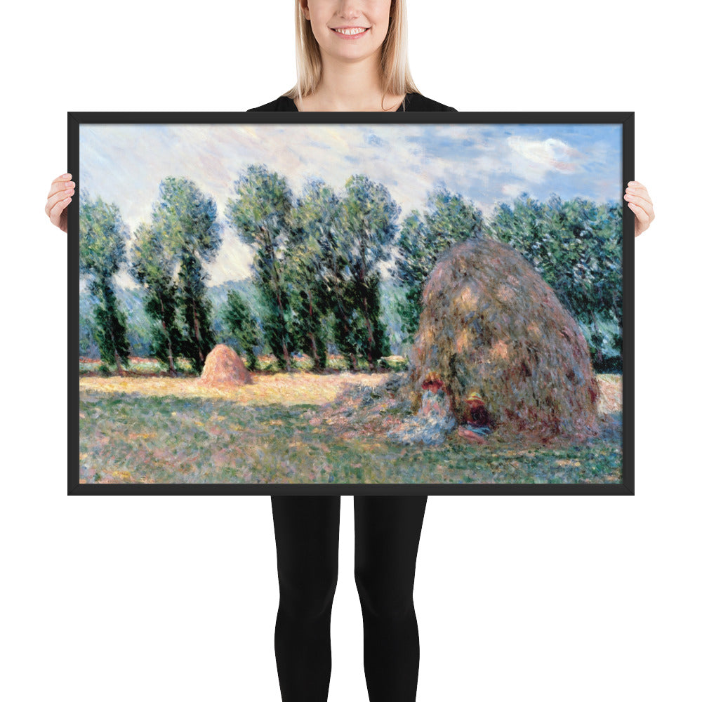 Haystacks by Claude Monet