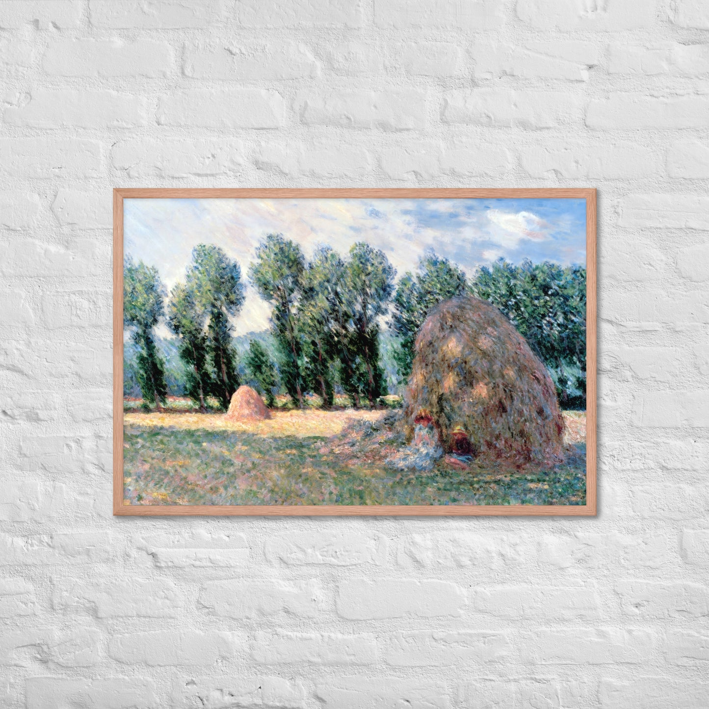 Haystacks by Claude Monet