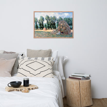 Haystacks by Claude Monet