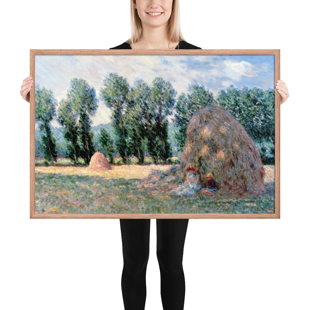 Haystacks by Claude Monet