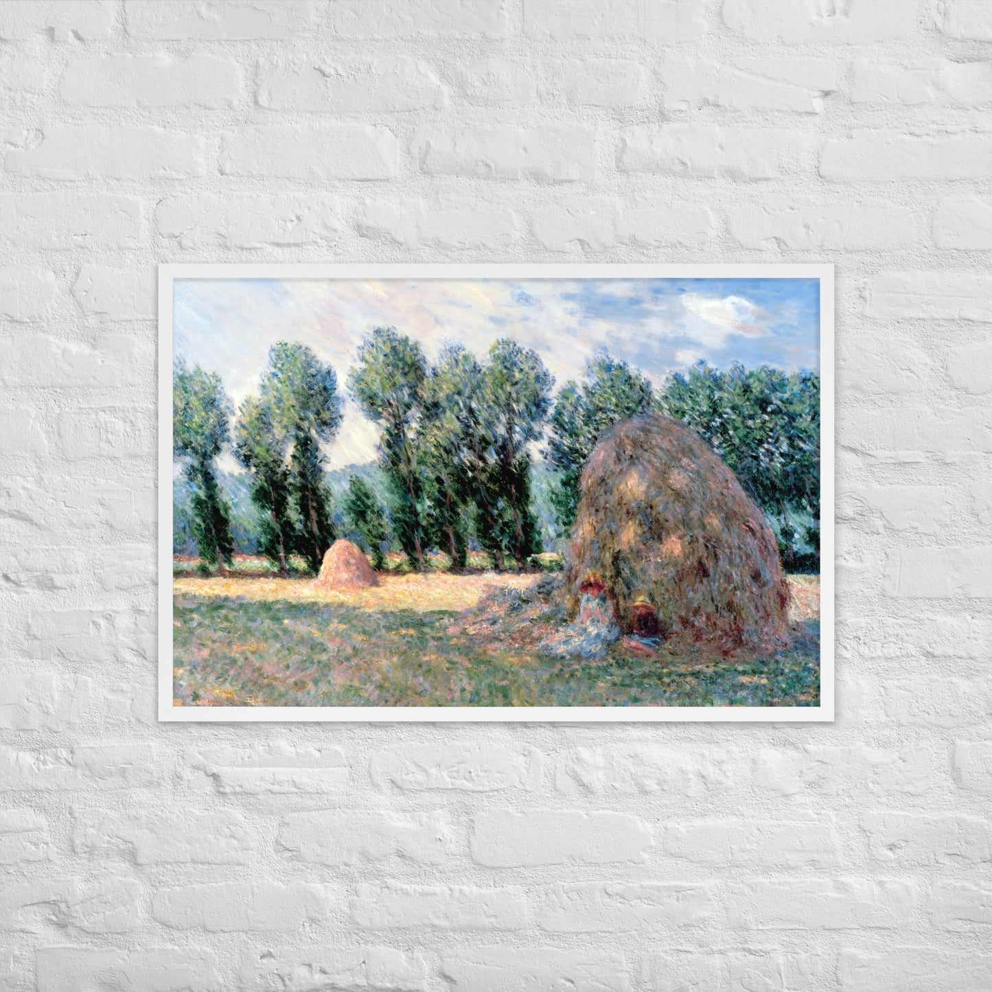 Haystacks by Claude Monet
