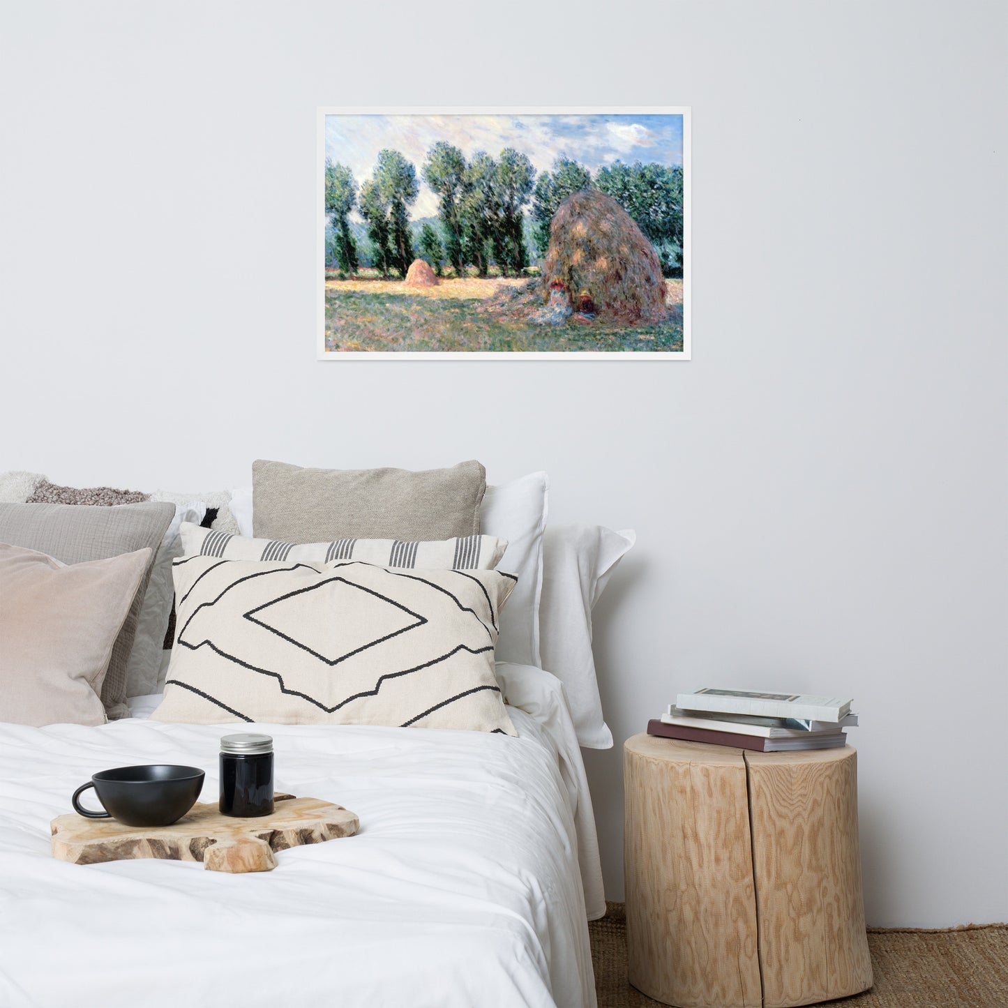 Haystacks by Claude Monet
