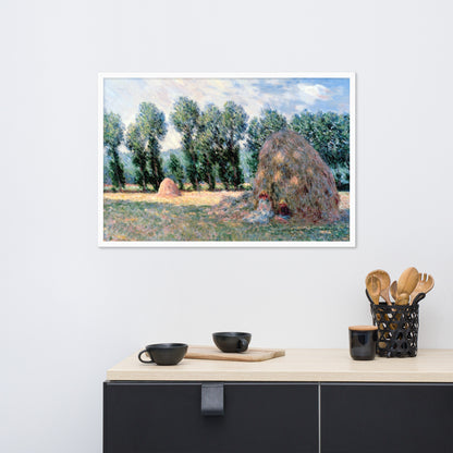 Haystacks by Claude Monet
