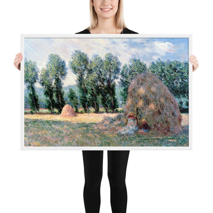 Haystacks by Claude Monet