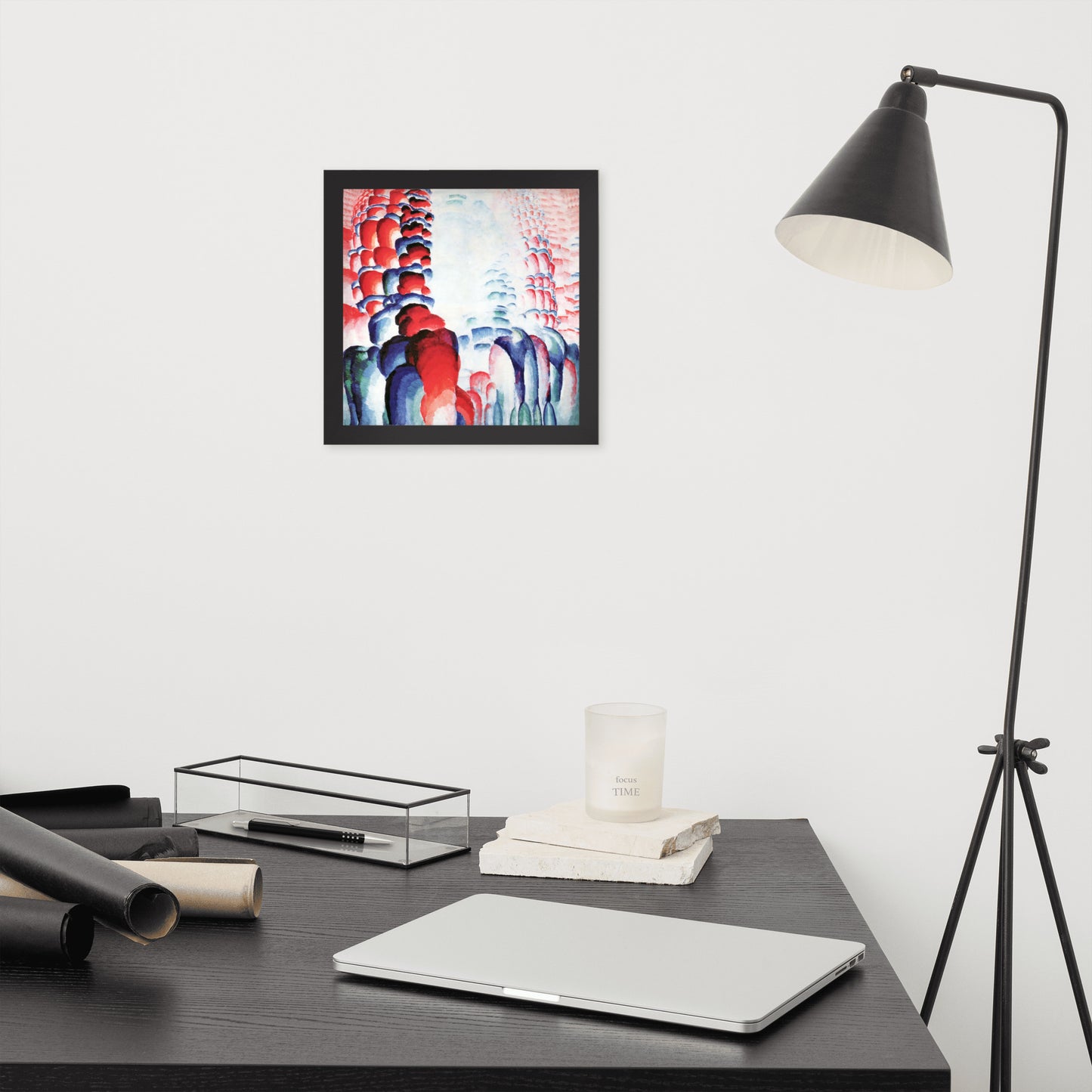 Hindu Motif, or Graduated Red by Frantisek Kupka