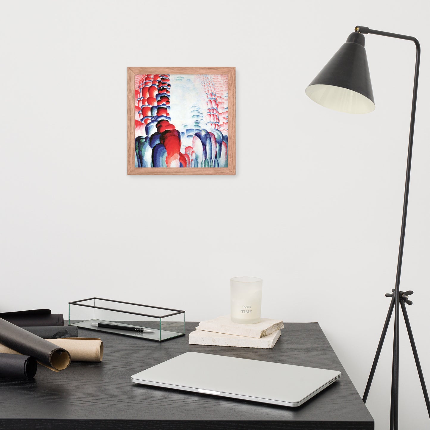 Hindu Motif, or Graduated Red by Frantisek Kupka