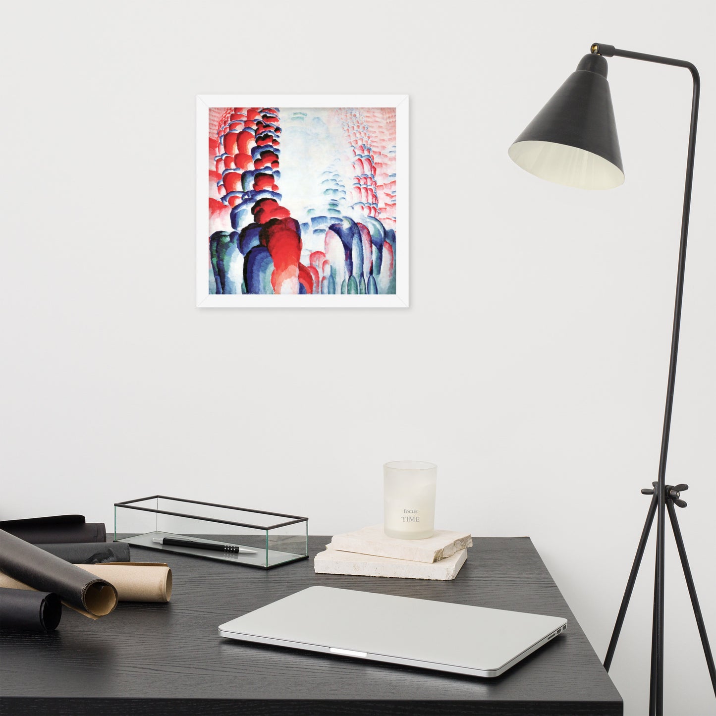 Hindu Motif, or Graduated Red by Frantisek Kupka