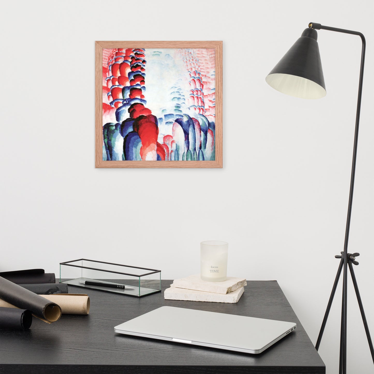 Hindu Motif, or Graduated Red by Frantisek Kupka