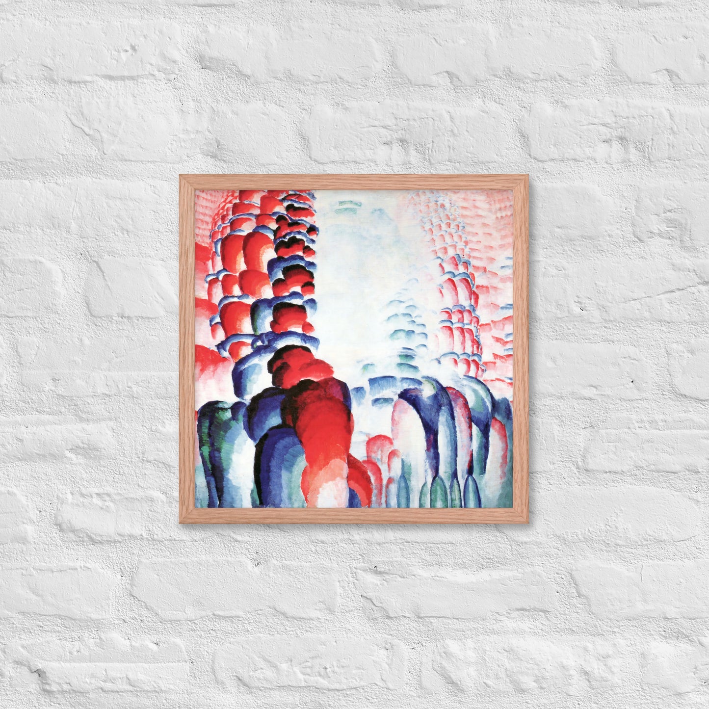 Hindu Motif, or Graduated Red by Frantisek Kupka