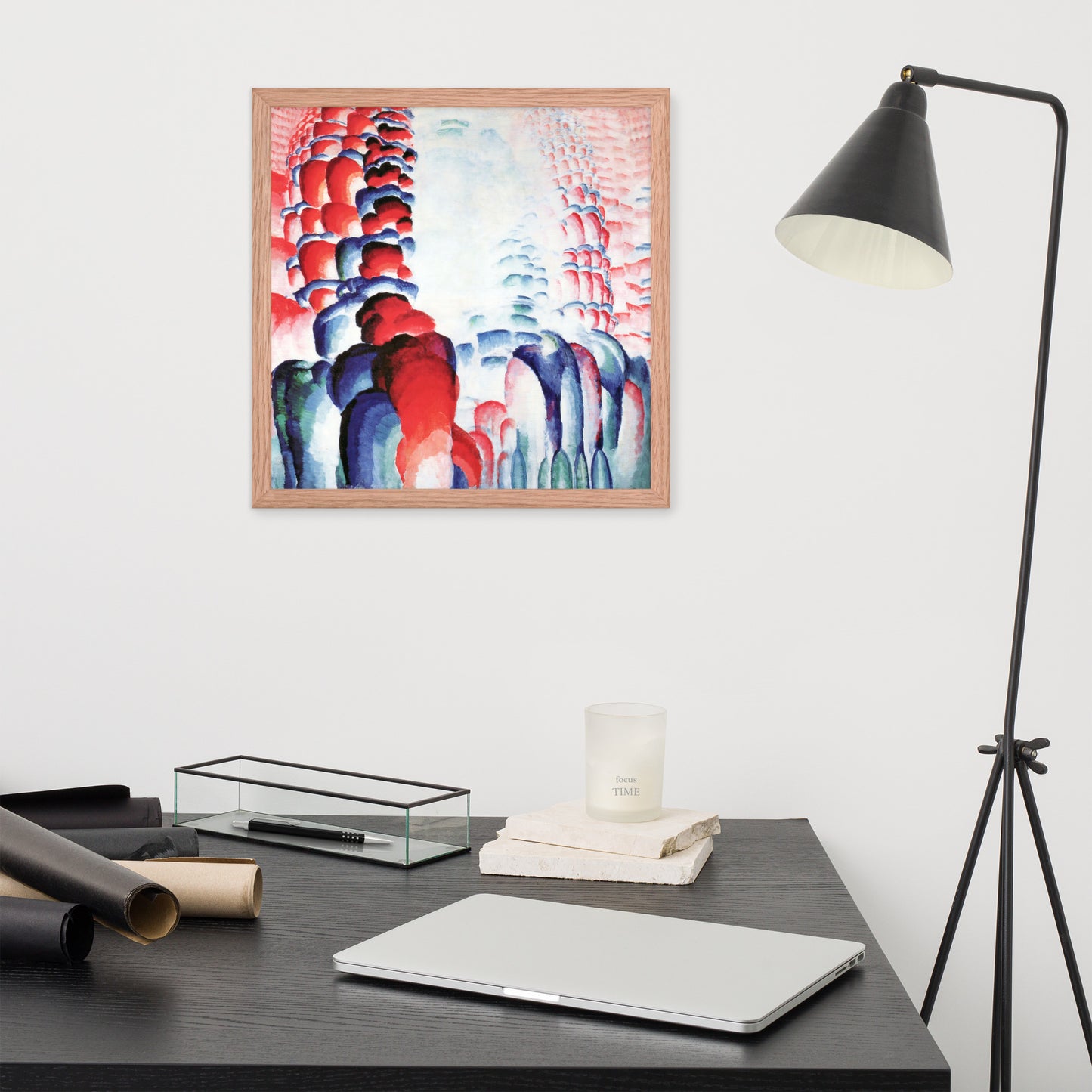 Hindu Motif, or Graduated Red by Frantisek Kupka