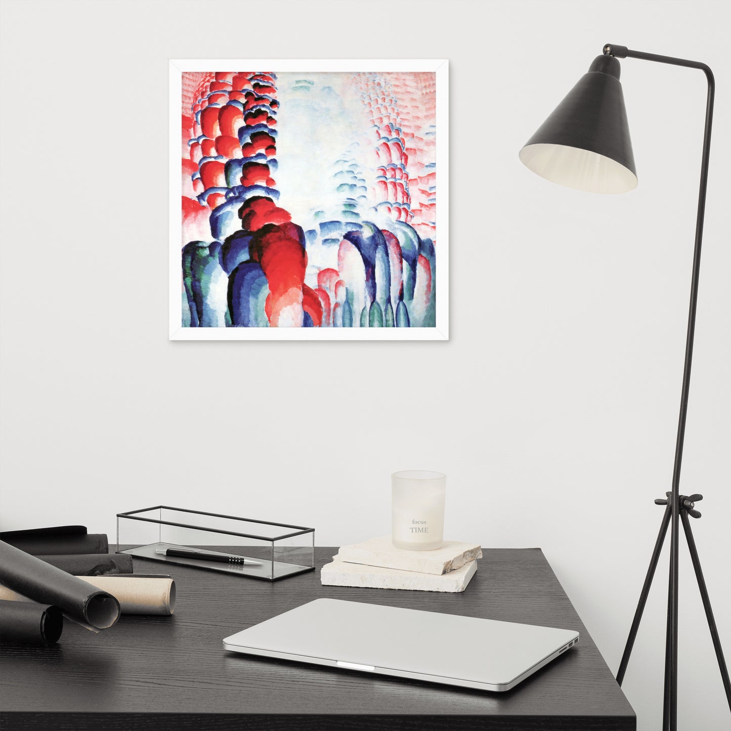 Hindu Motif, or Graduated Red by Frantisek Kupka