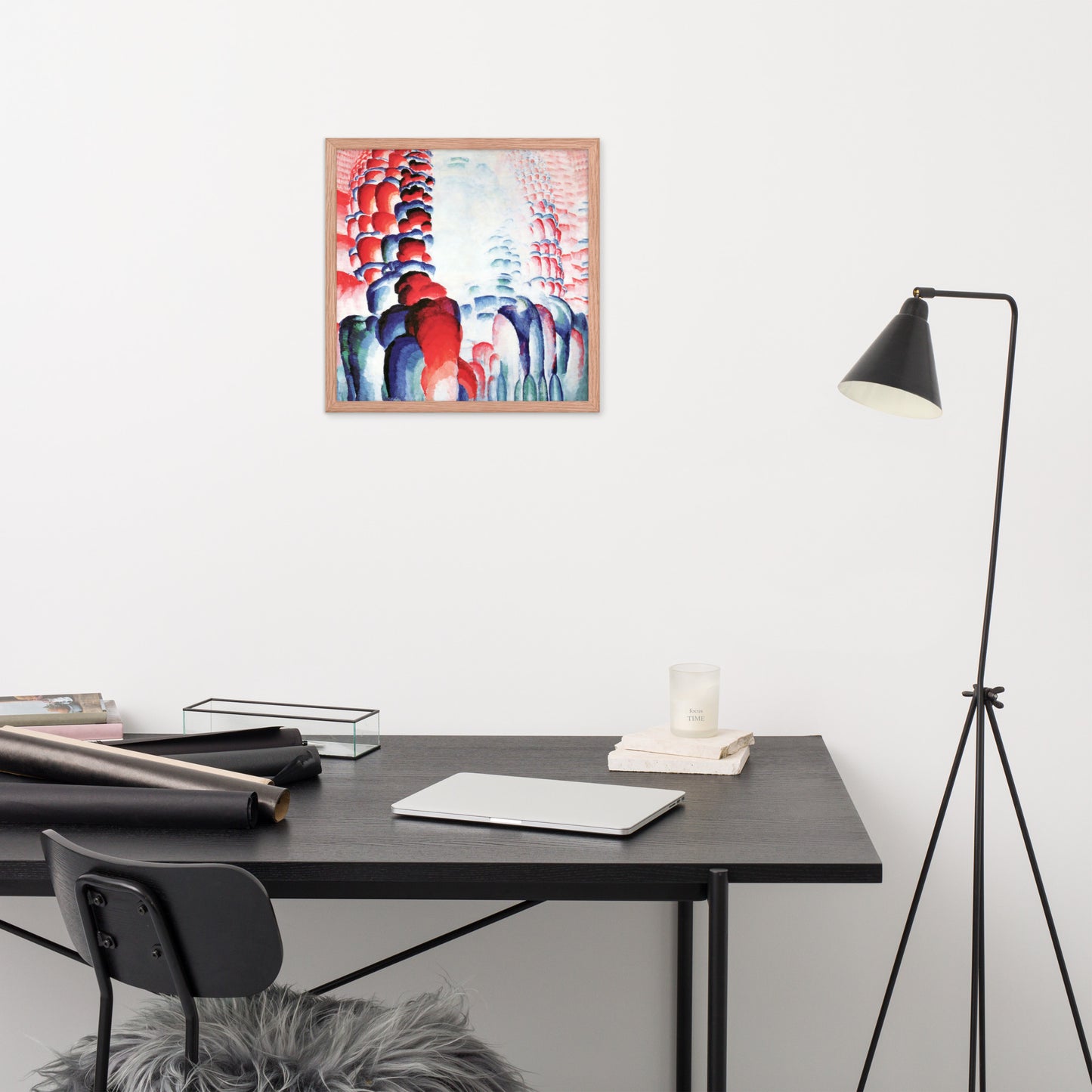 Hindu Motif, or Graduated Red by Frantisek Kupka