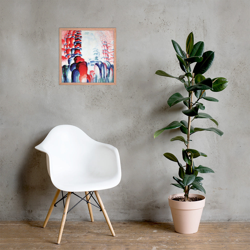 Hindu Motif, or Graduated Red by Frantisek Kupka