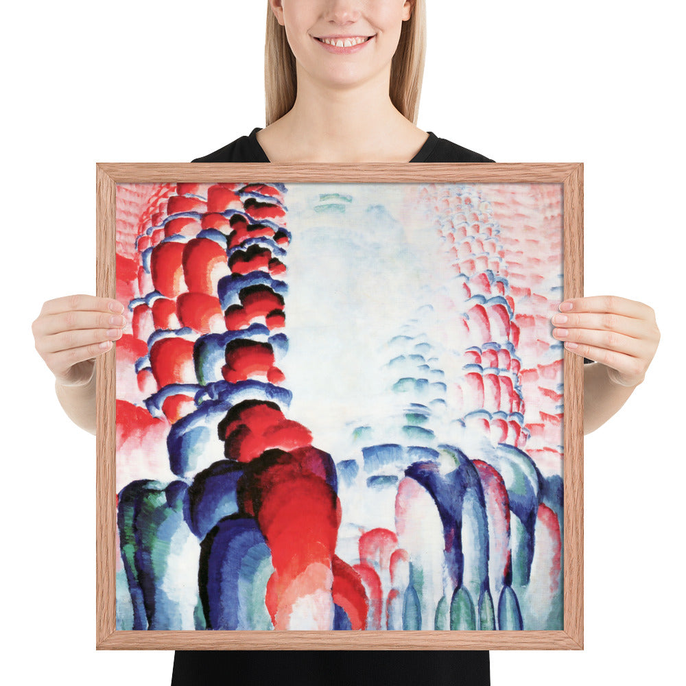 Hindu Motif, or Graduated Red by Frantisek Kupka