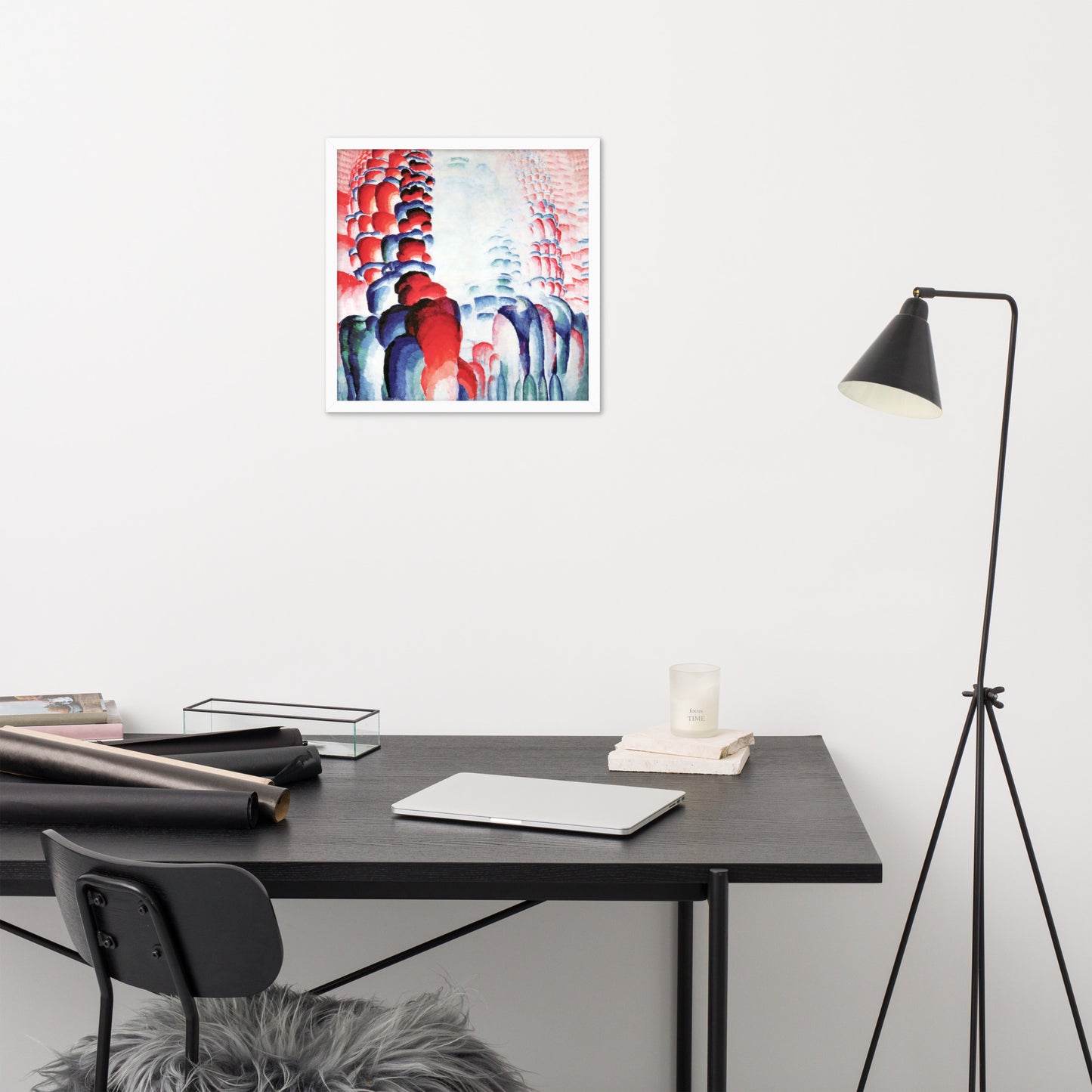 Hindu Motif, or Graduated Red by Frantisek Kupka