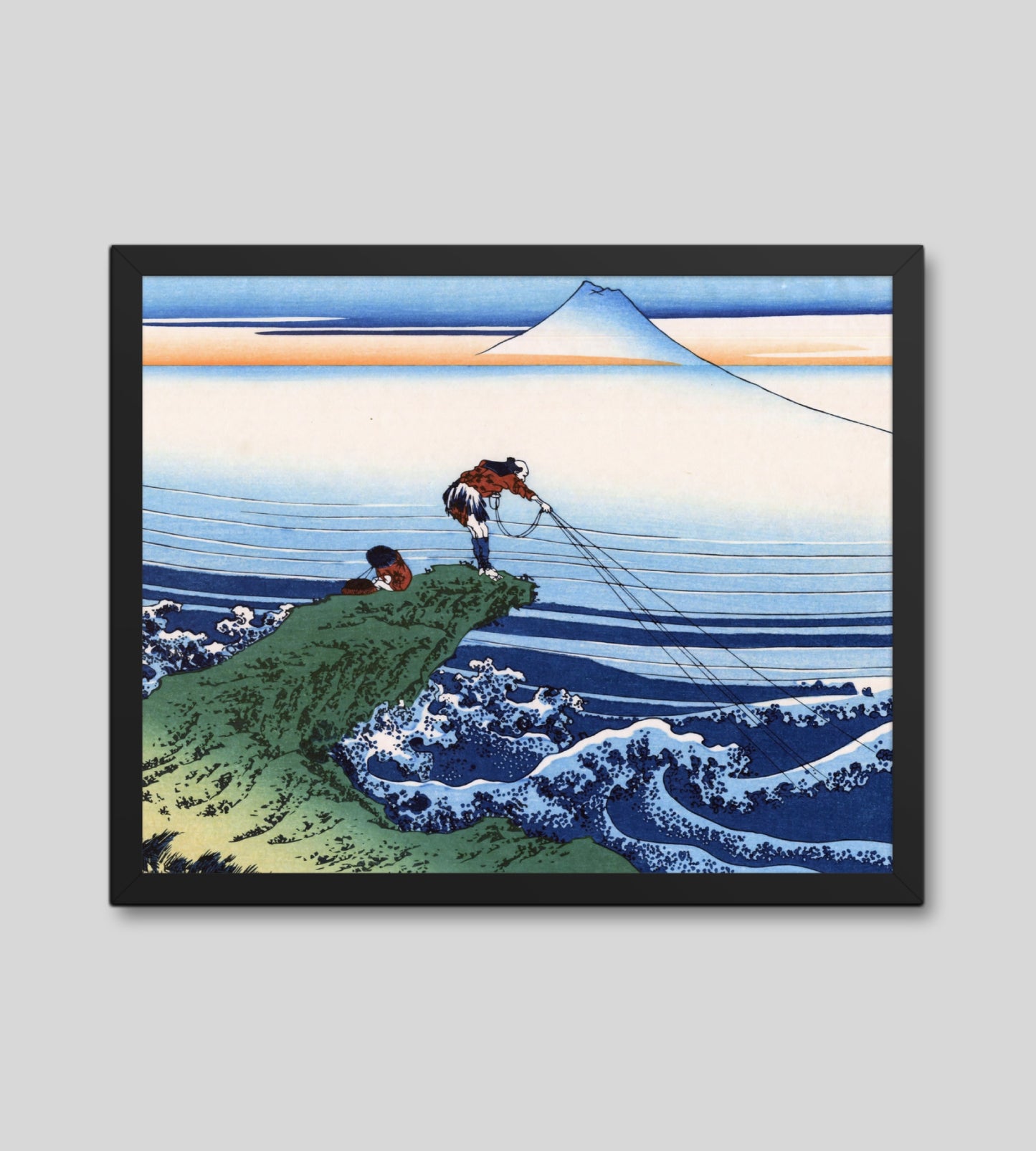 Kajikazawa in Kai Province by Katsushika Hokusai