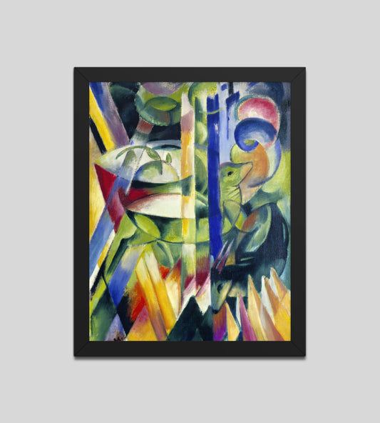 The Little Mountain Goats by Franz Marc