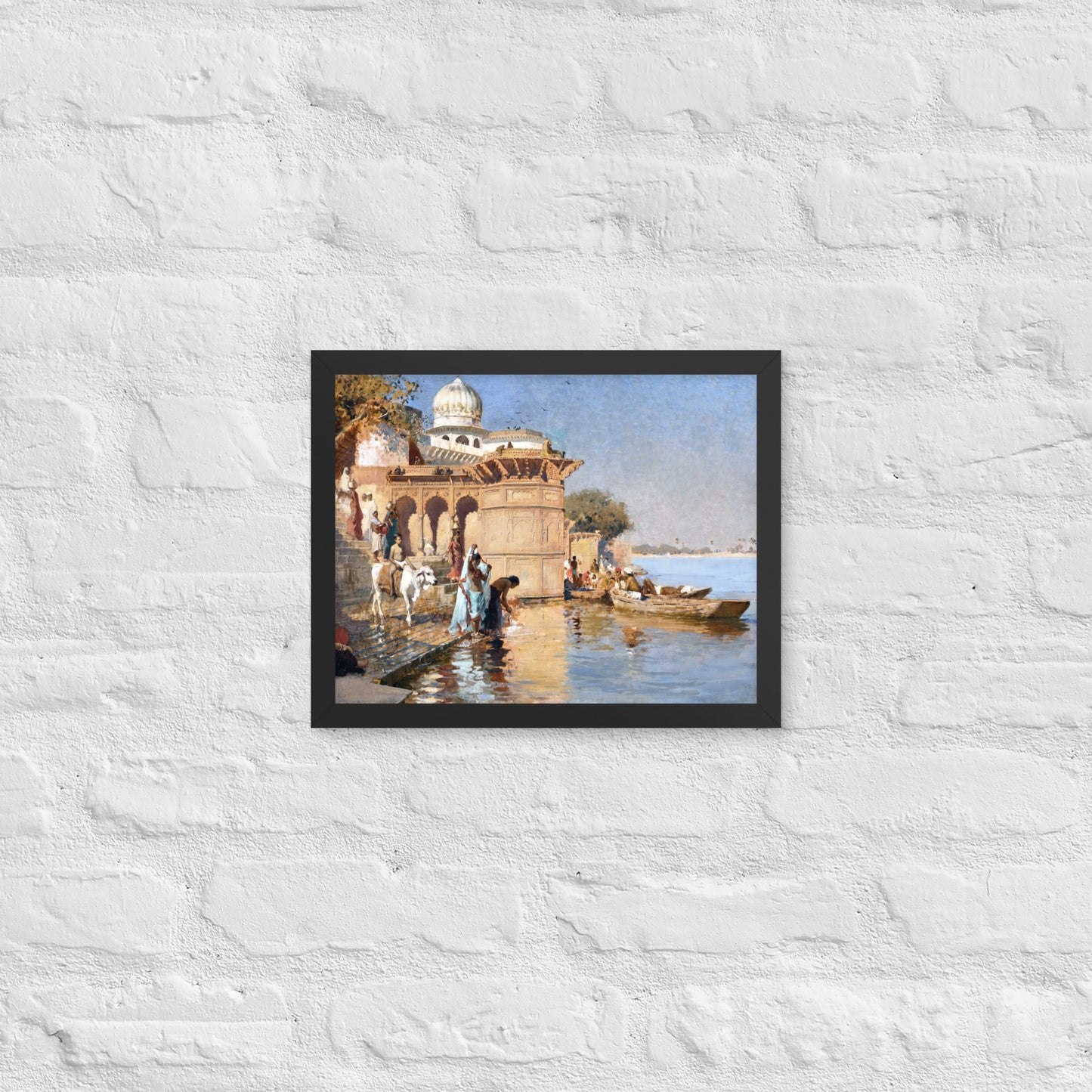 Along the Ghats, Mathura by Edwin Lord Weeks