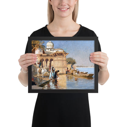 Along the Ghats, Mathura by Edwin Lord Weeks