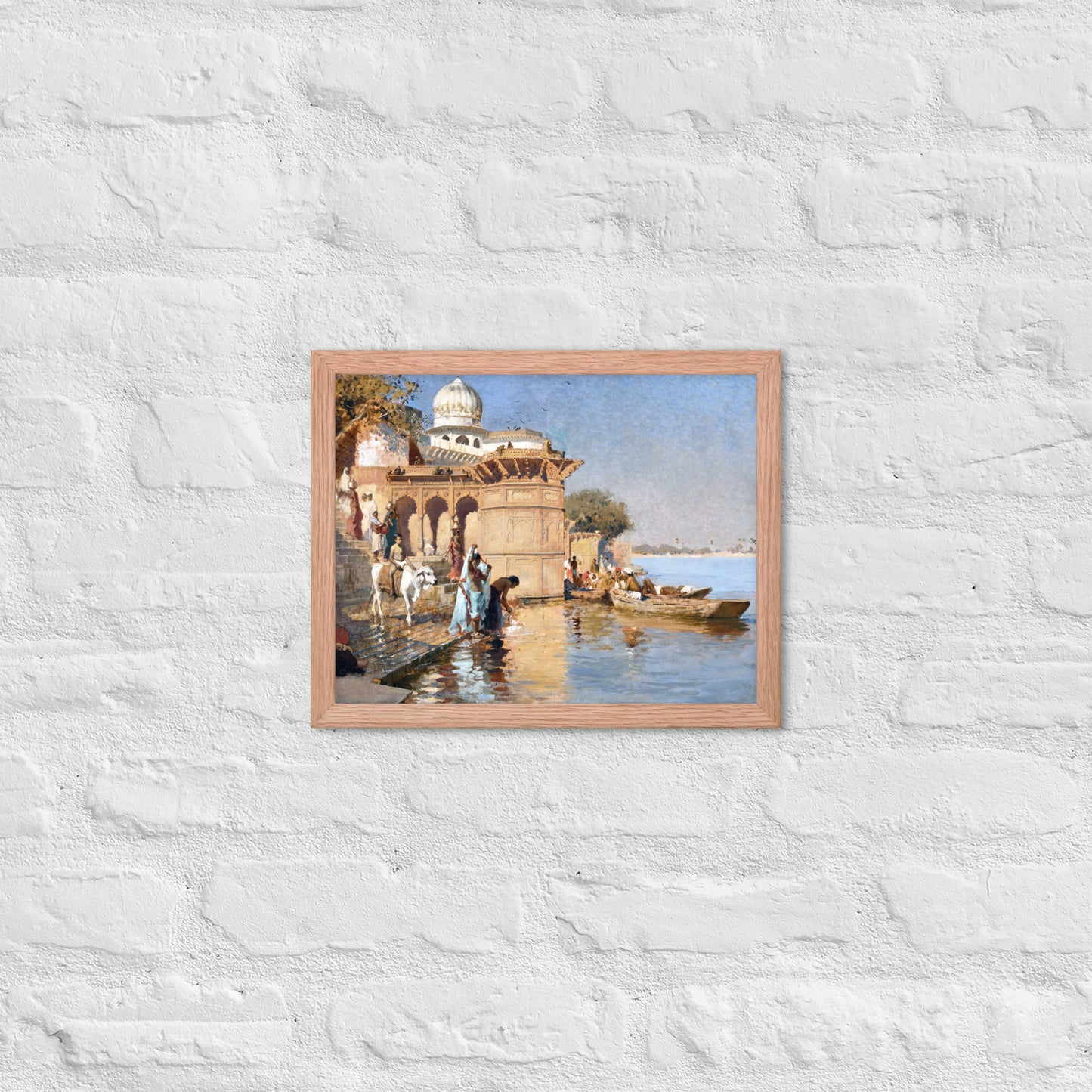 Along the Ghats, Mathura by Edwin Lord Weeks