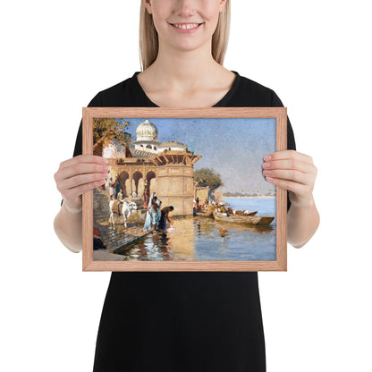 Along the Ghats, Mathura by Edwin Lord Weeks