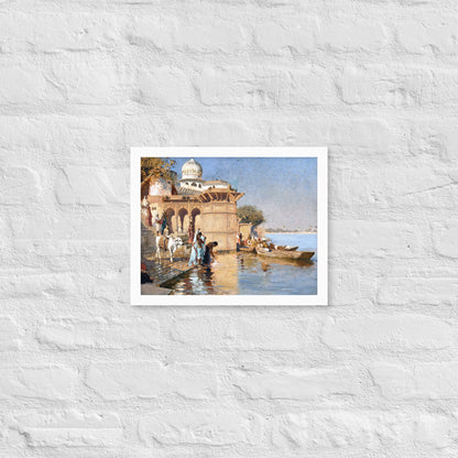 Along the Ghats, Mathura by Edwin Lord Weeks