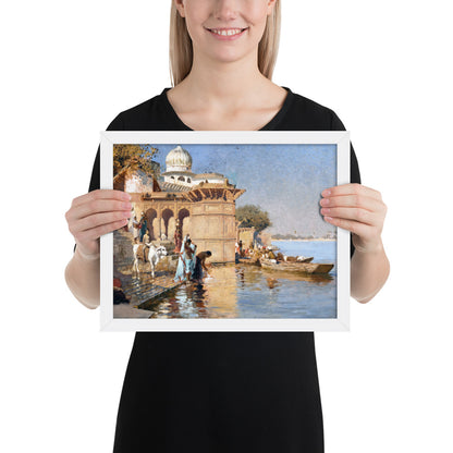 Along the Ghats, Mathura by Edwin Lord Weeks