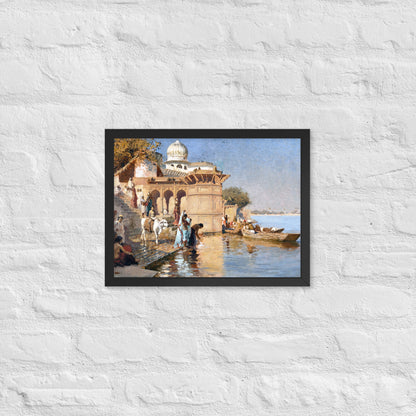 Along the Ghats, Mathura by Edwin Lord Weeks