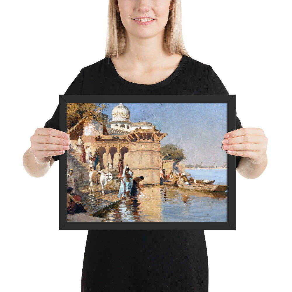 Along the Ghats, Mathura by Edwin Lord Weeks