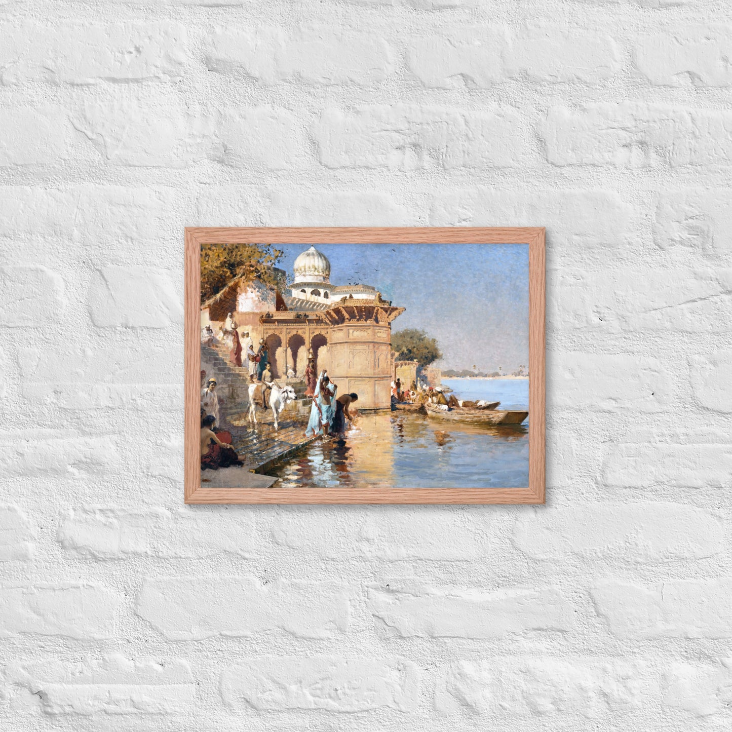 Along the Ghats, Mathura by Edwin Lord Weeks