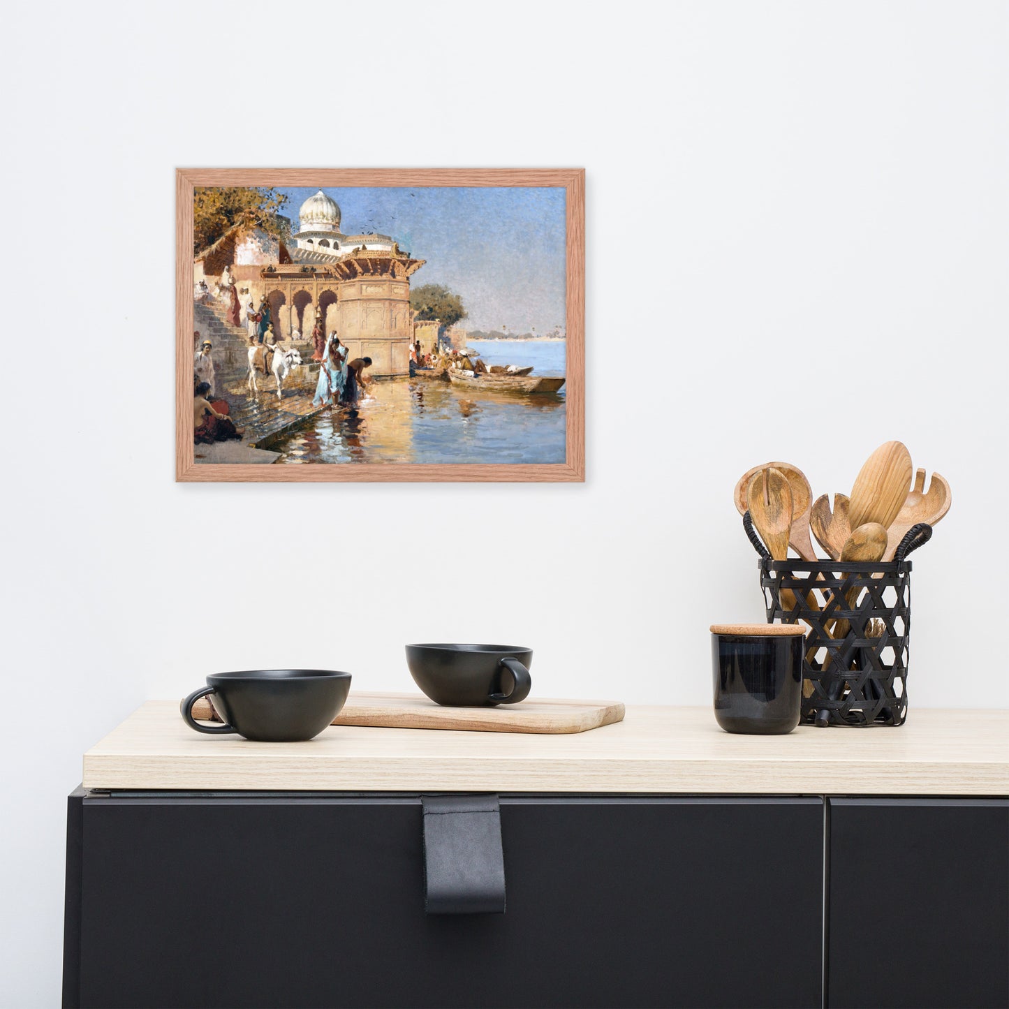 Along the Ghats, Mathura by Edwin Lord Weeks