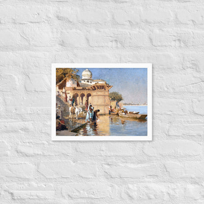 Along the Ghats, Mathura by Edwin Lord Weeks