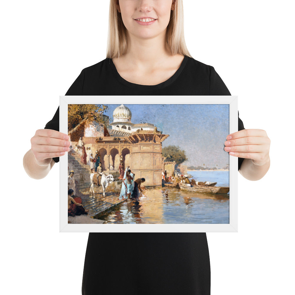 Along the Ghats, Mathura by Edwin Lord Weeks