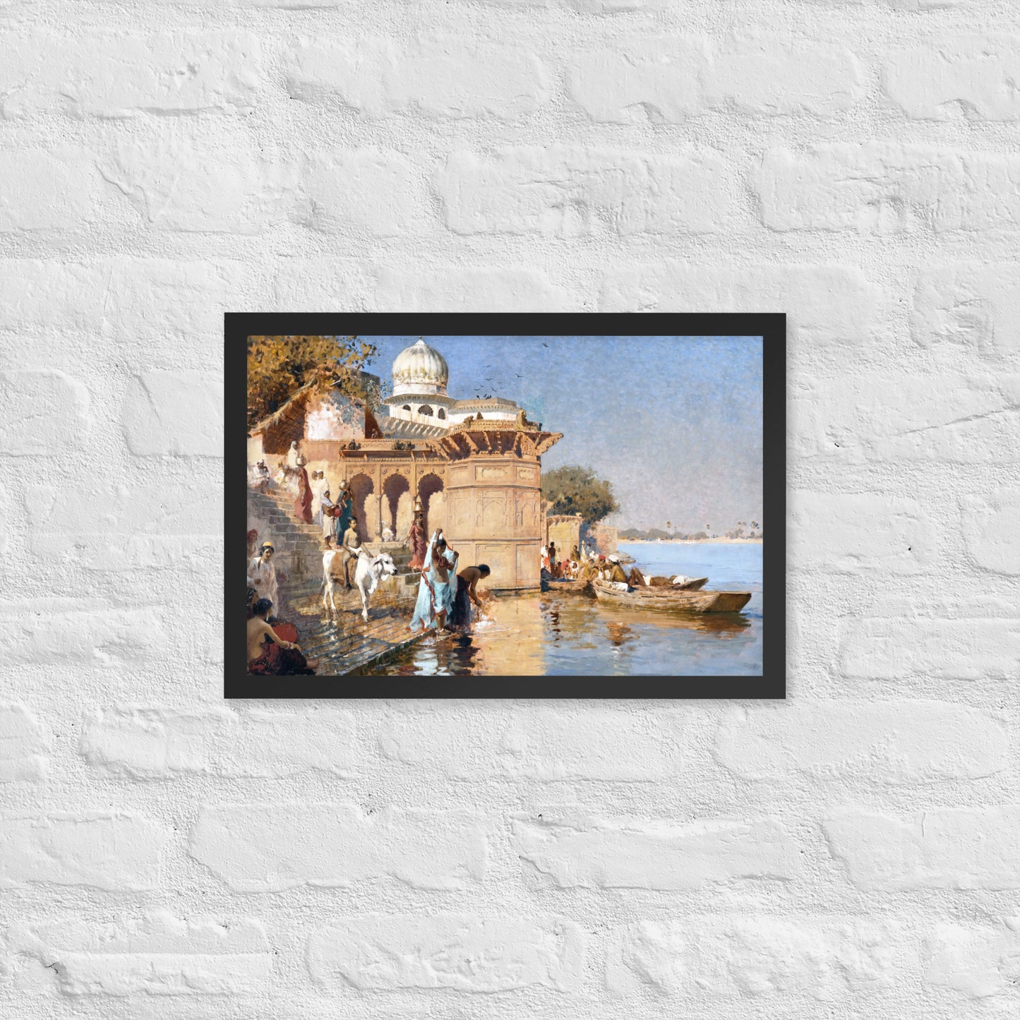 Along the Ghats, Mathura by Edwin Lord Weeks