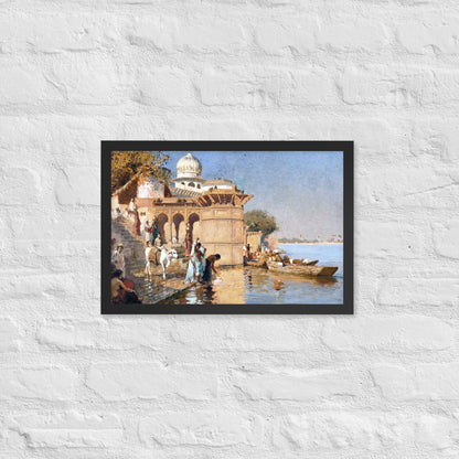 Along the Ghats, Mathura by Edwin Lord Weeks