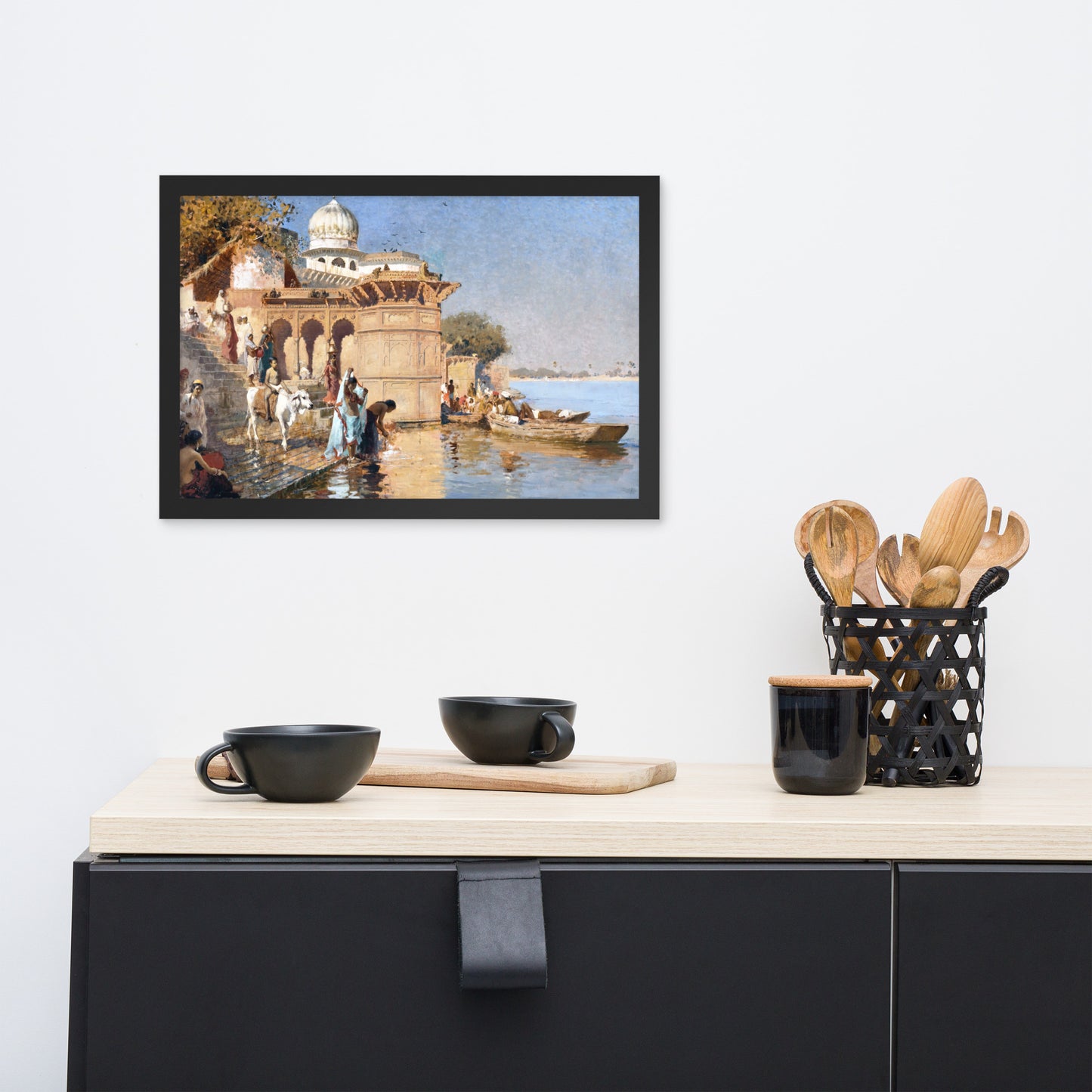 Along the Ghats, Mathura by Edwin Lord Weeks