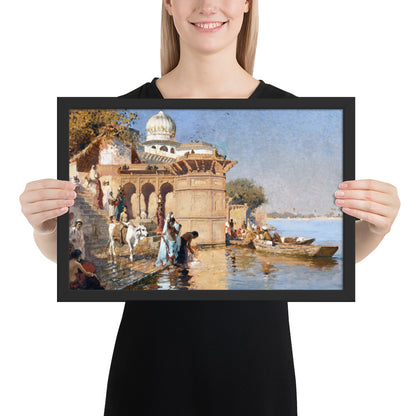 Along the Ghats, Mathura by Edwin Lord Weeks